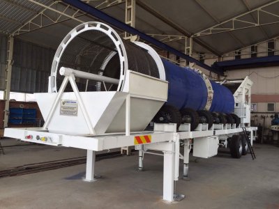 Mobile Washing Drum Plant