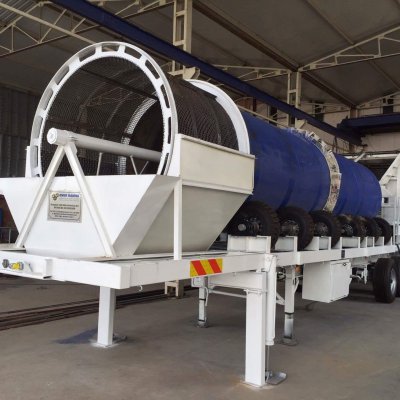 Mobile Washing Drum Plant