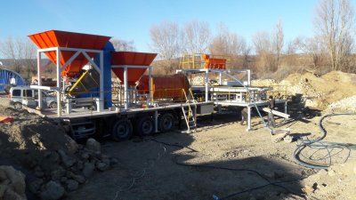 Mobile Ore Enrichment Plant