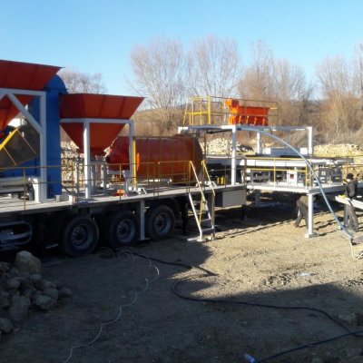 Mobile Ore Enrichment Plant